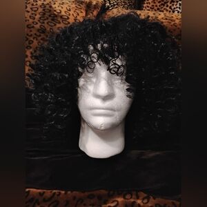 Curly Black Wig for Women